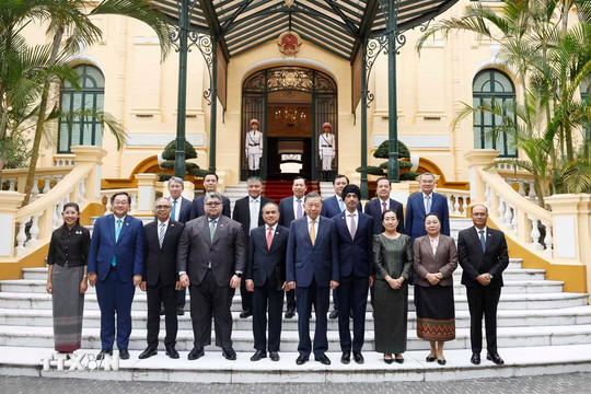 Tổng Bí thư, Chủ tịch nước Tô Lâm tiếp Đại sứ, Đại biện các nước ASEAN