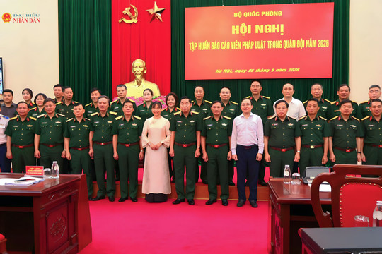 Hội nghị Tập huấn báo cáo viên pháp luật trong quân đội năm 2026