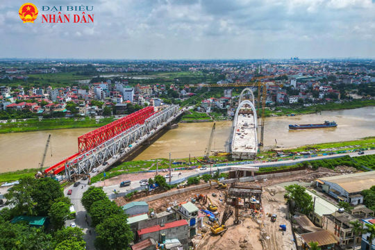 Hà Nội: Diện mạo cầu Đuống mới gần 1.850 tỷ đồng trước ngày hợp long