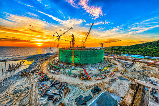 Cận cảnh Trung tâm Hội nghị APEC hiện đại đang thành hình tại đặc khu Phú Quốc, An Giang