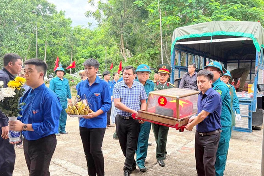 Đưa 2 liệt sĩ trở về với đồng đội sau hơn nửa thế kỷ