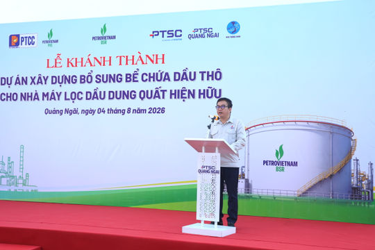 Năng lực tồn chứa dầu thô của Nhà máy Lọc dầu Dung Quất tăng thêm 12,5%
