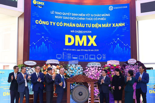 CEO Điện Máy Xanh đặt cược 22 tỷ đồng vào cổ phiếu DMX ngay ngày đầu giao dịch