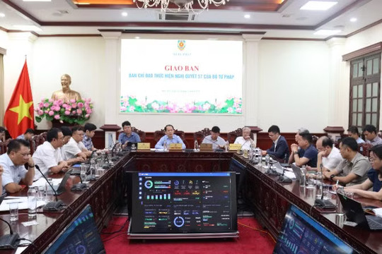 Bộ Tư pháp tập trung tháo gỡ điểm nghẽn về chuyển đổi số