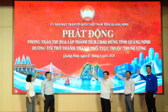 Quảng Ninh: Phát động phong trào thi đua chào mừng trở thành thành phố trực thuộc Trung ương