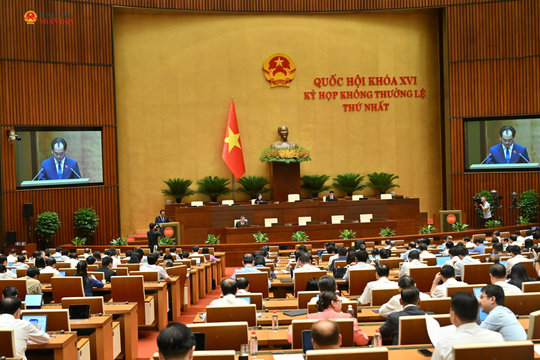 Ngày làm việc thứ 5, Kỳ họp không thường lệ thứ Nhất, Quốc hội khóa XVI