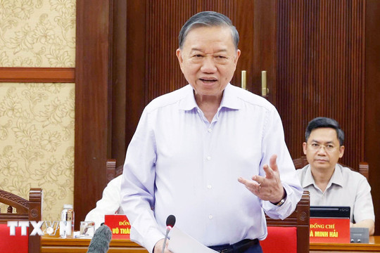 Thông báo Kết luận của Tổng Bí thư, Chủ tịch nước Tô Lâm tại Phiên họp Ban Chỉ đạo Trung ương thực hiện Nghị quyết 57