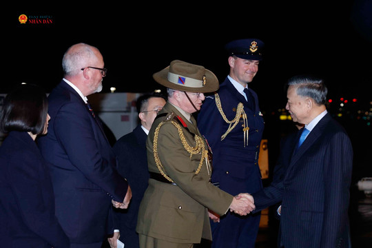 Tổng Bí thư, Chủ tịch nước Tô Lâm bắt đầu thăm cấp Nhà nước Australia