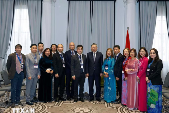 Tổng Bí thư, Chủ tịch nước Tô Lâm tiếp trí thức, nhà khoa học tiêu biểu người Việt Nam tại Australia
