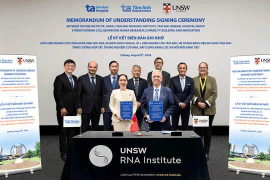 Bệnh viện Tâm Anh hợp tác Viện nghiên cứu RNA, Đại học New South Wales số 1 của Australia cùng đầu tư nghiên cứu, phát triển nền tảng RNA tiềm năng của vắc xin ung thư, thuốc sinh học thế hệ mới