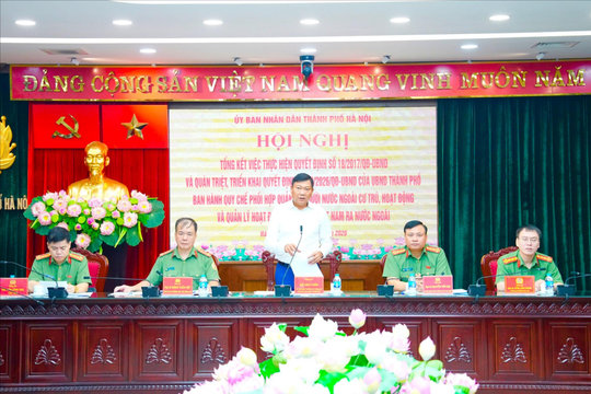 Hà Nội: Xây dựng phần mềm dùng chung quản lý xuất, nhập cảnh