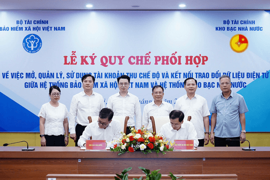 Kho bạc Nhà nước và Bảo hiểm Xã hội kết nối dữ liệu theo thời gian thực