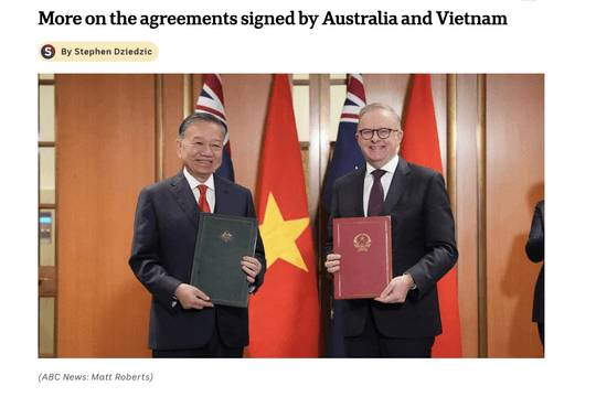 Từ Canberra hướng đến bước ngoặt trong quan hệ Việt Nam - Australia