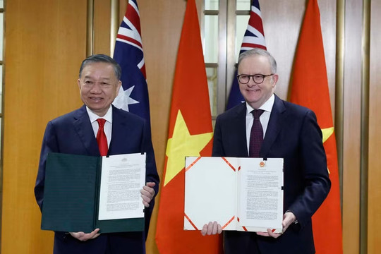 Tuyên bố chung về Làm sâu sắc quan hệ Đối tác chiến lược toàn diện Việt Nam - Australia