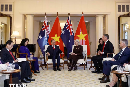 Tổng Bí thư, Chủ tịch nước Tô Lâm hội kiến Toàn quyền Australia