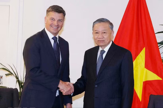 Top Vietnamese leader meets head of Australia's Liberal–National Coalition