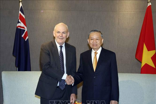 Tổng Bí thư, Chủ tịch nước Tô Lâm tiếp Quyền Chủ tịch Hội Hữu nghị New Zealand - Việt Nam