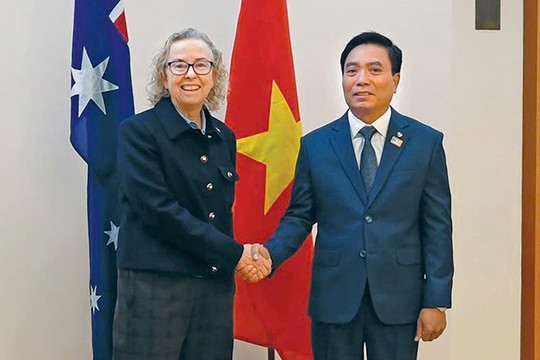 Phó Chủ tịch Quốc hội, Thượng tướng Nguyễn Doãn Anh gặp Phó Chủ tịch Hạ viện Australia
