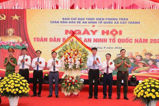 Xã Cát Thành tổ chức ngày hội Toàn dân bảo vệ an ninh Tổ quốc