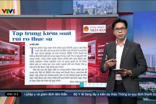 Điểm báo VTV1: Tập trung kiểm soát rủi ro thực sự