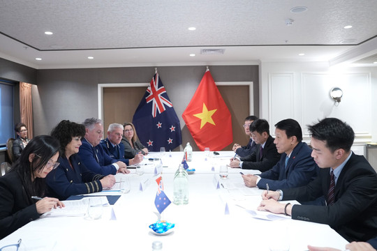 Việt Nam - New Zealand thúc đẩy hợp tác an ninh