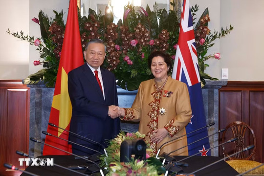 Tổng Bí thư, Chủ tịch nước Tô Lâm hội kiến Toàn quyền New Zealand