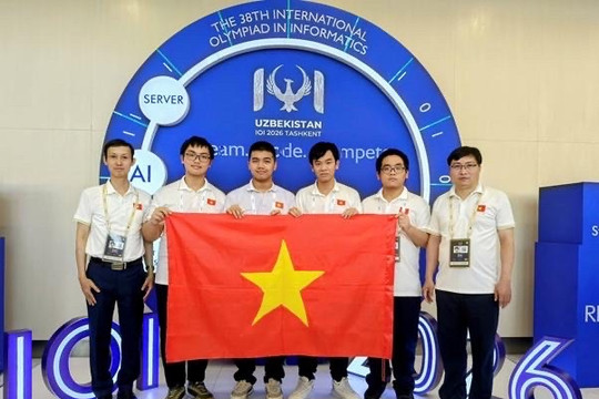 Việt Nam vào nhóm 8 quốc gia dẫn đầu Olympic Tin học quốc tế (IOI) năm 2026
