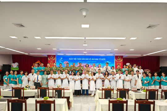 Lan tỏa phong trào toàn dân bảo vệ an ninh Tổ quốc trong môi trường khám, chữa bệnh an toàn, thân thiện tại Bệnh viện Nhi Hà Nội
