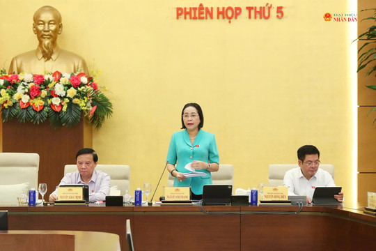 Ủy ban Thường vụ Quốc hội cho ý kiến về việc giải trình, tiếp thu, chỉnh lý đối với 3 dự thảo Luật
