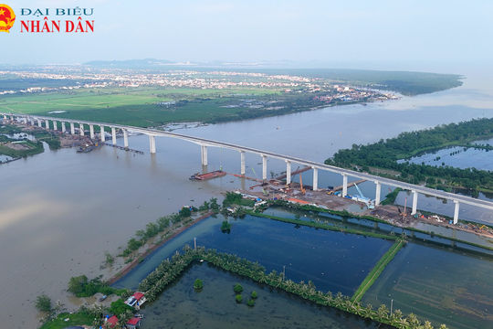 Hải Phòng: Dự án cầu Văn Úc 2 hơn 2.000 tỷ đồng tăng tốc thi công