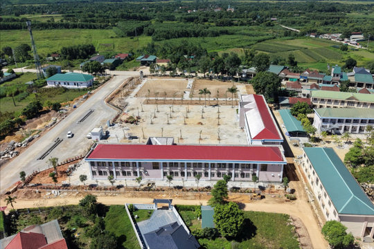 Hà Tĩnh: Trường mới sắp hoàn thành, niềm vui lan tỏa nơi vùng biên