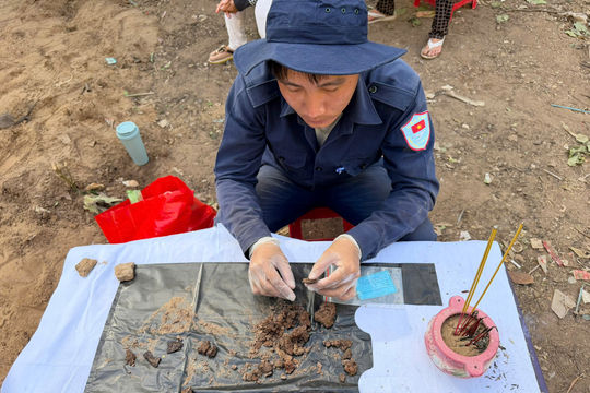 An Giang: Người thân cung cấp thông tin, Đội K93 tìm được hài cốt liệt sĩ