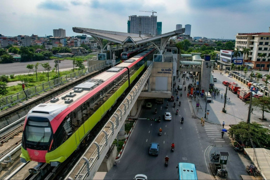 Hà Nội: Phấn đấu hoàn thành khoảng 100km đường sắt đô thị vào năm 2030