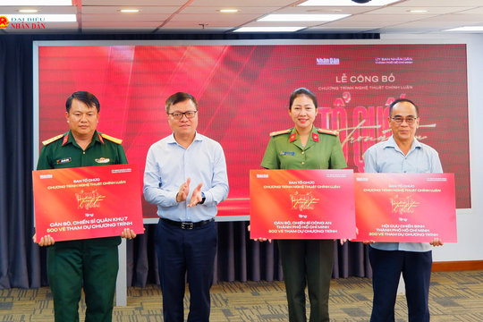 Chương trình nghệ thuật chính luận “Tổ quốc trong tim” tại TP. Hồ Chí Minh có nhiều điểm nhấn đặc biệt