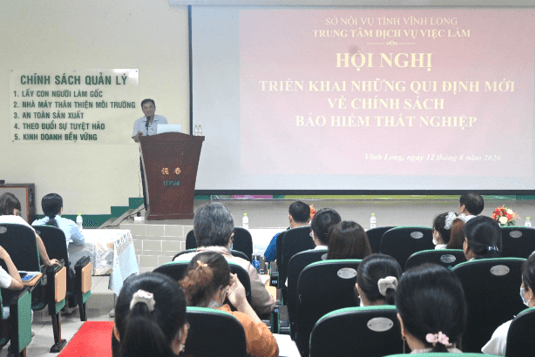 Vĩnh Long: Tuyên truyền chính sách bảo hiểm thất nghiệp cho người lao động