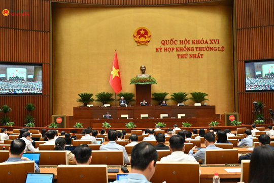 Thông cáo báo chí số 12, Kỳ họp không thường lệ thứ Nhất, Quốc hội khóa XVI