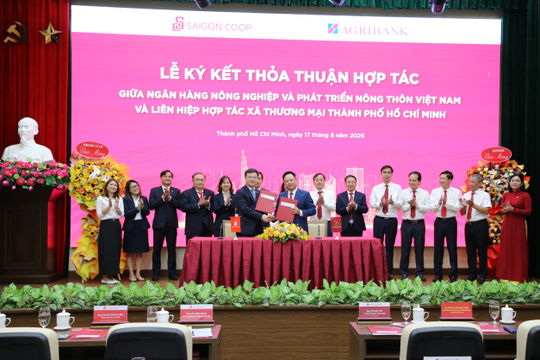 Agribank và Saigon Co.op ký kết thỏa thuận hợp tác: Kết nối sức mạnh tài chính và bán lẻ, vì sự phát triển bền vững