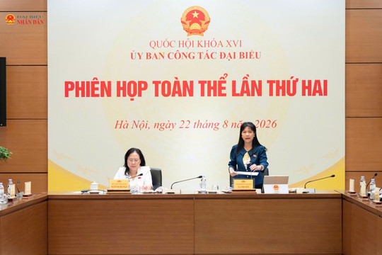 Thẩm tra dự thảo Nghị quyết về chức năng, nhiệm vụ và cơ cấu tổ chức của Văn phòng Quốc hội