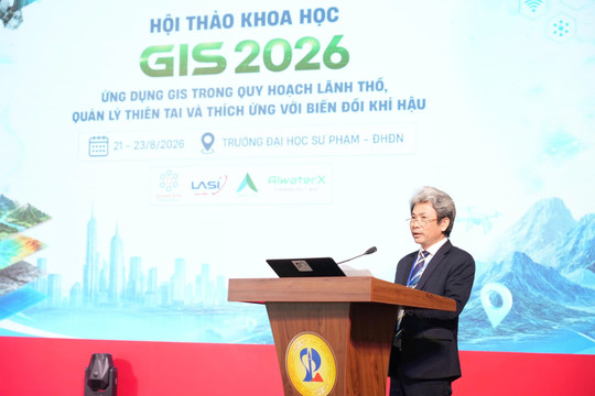 Hơn 300 chuyên gia bàn giải pháp GIS cho quy hoạch, phòng chống thiên tai