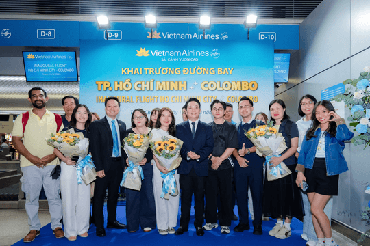 Vietnam Airlines chính thức khai trương đường bay TP. Hồ Chí Minh - Colombo