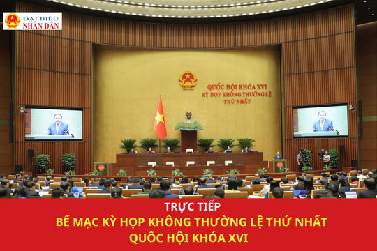 Bế mạc Kỳ họp không thường lệ thứ Nhất, Quốc hội khóa XVI
