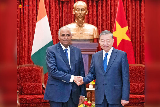 Tổng Bí thư, Chủ tịch nước Tô Lâm tiếp Chủ tịch Quốc hội Cộng hòa Bờ Biển Ngà