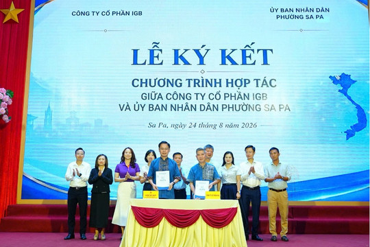 Phường Sa Pa đẩy mạnh hợp tác chuyển đổi số cùng IGB Group