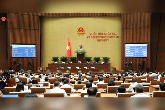 Quốc hội thông qua chủ trương đầu tư Dự án đầu tư xây dựng đường Vành đai 5 - Vùng Thủ đô Hà Nội