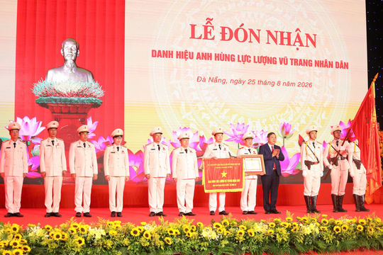 Công an thành phố Đà Nẵng đón nhận danh hiệu Anh hùng Lực lượng vũ trang nhân dân