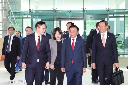 Thường trực Ban Bí thư Trần Cẩm Tú kết thúc tốt đẹp chuyến thăm chính thức Singapore