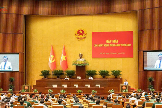 Quy hoạch là quá trình rèn luyện, kiểm chứng và sàng lọc cán bộ