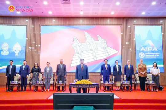Đoàn ĐBQH Việt Nam dự Hội thảo nghị viện về thực hiện Hướng dẫn ASEAN RAI tại Campuchia