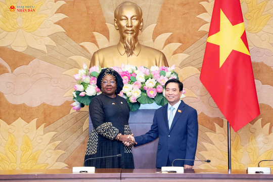 Phó Chủ tịch Quốc hội, Thượng tướng Nguyễn Doãn Anh làm việc với Đoàn nghiên cứu Quốc hội Bờ Biển Ngà