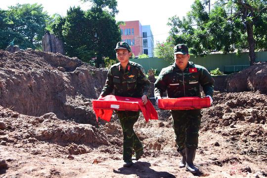 TP. Hồ Chí Minh: Quy tập 520 hài cốt liệt sĩ tại công viên Lê Thị Riêng